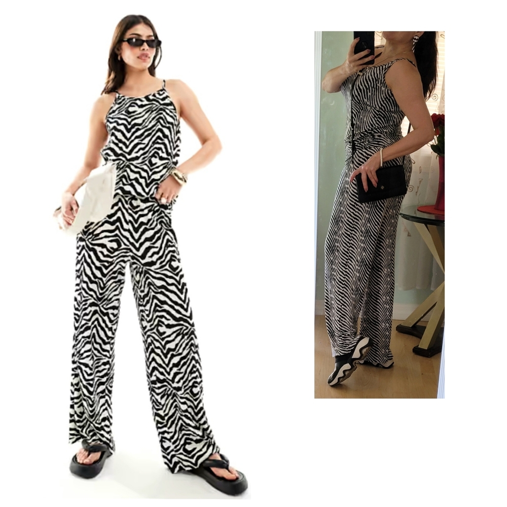 Zebra Print Women's Jumpsuit ❤️